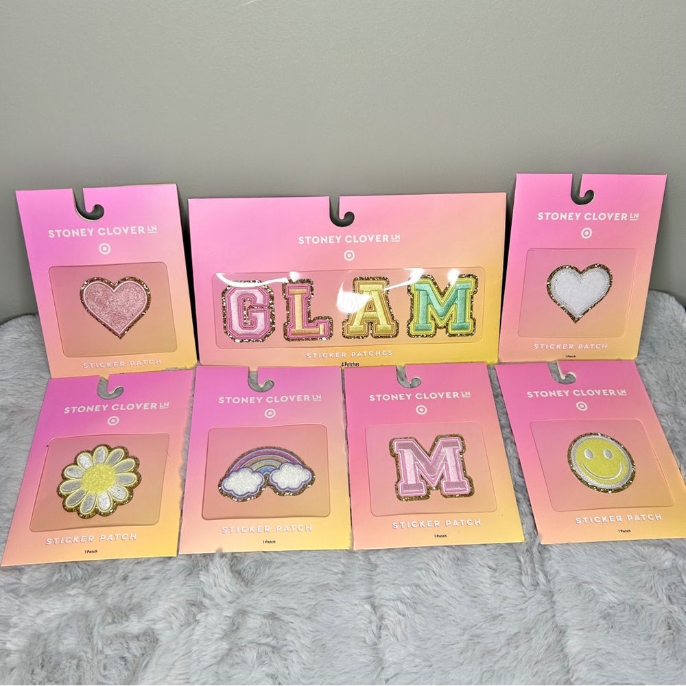 Stoney Clover Lane Glam Pastel Sticker Patch Collection